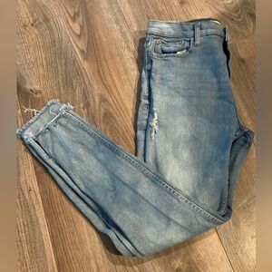 Kensie jeans vintage Luxe ultimate high rise skinny light wash denim jeans 8/29